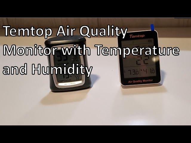 Temtop Air Quality Monitor with Temperature and Humidity