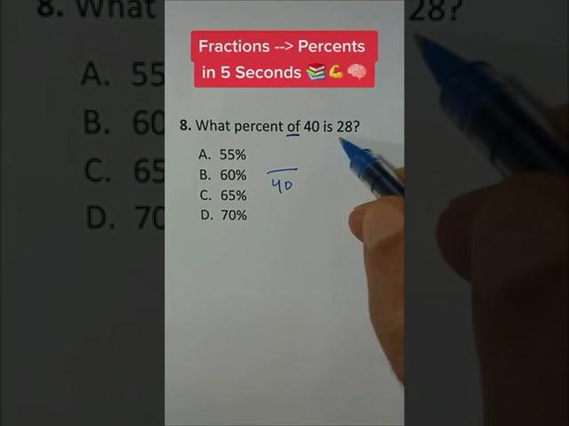 How To Calculate Percents In 5 Seconds