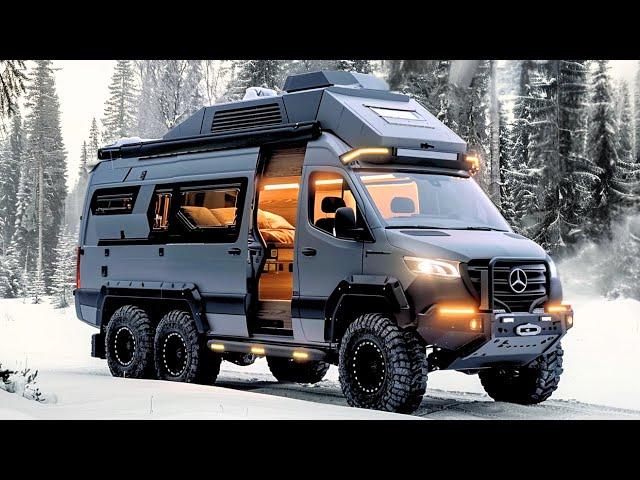 20 COOLEST AWD OVERLANDING CAMPER VANS FOR 2025 ADVENTURES !