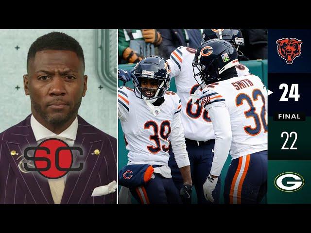 ESPN reacts to Caleb Williams was FIRED UP to Bears comeback to beat Packers 24-22 at Lombardi