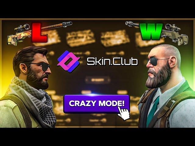 THE CRAZY MODE IS CRAZY?! (SkinClub)