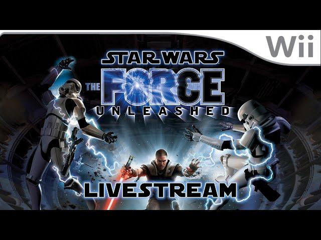 Streaming one of my favorite games toinght!! Force Unleashed Wii