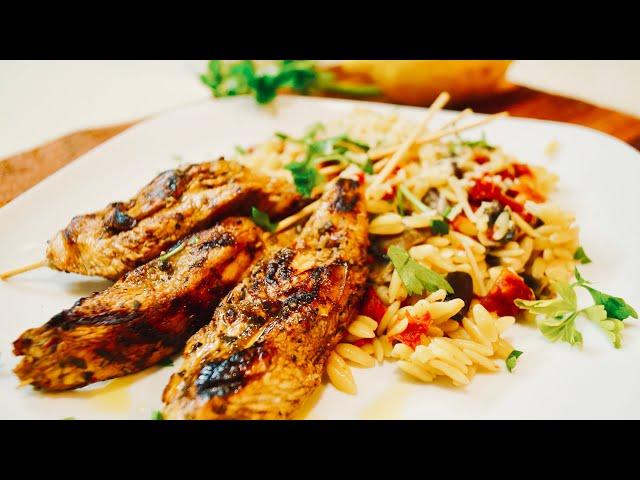 Grilled Chicken and Orzo - Conquer Your Kitchen