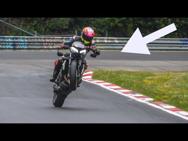 The REAL HEROES of the NURBURGRING 2022 Biker Compilation!