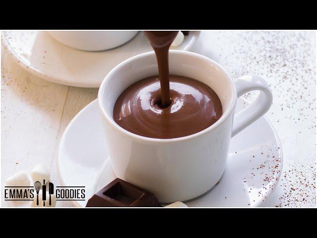 Single-Serve HOT CHOCOLATE RECIPE |  EASY Italian Hot Chocolate for one!