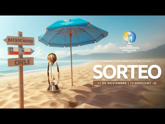 Sorteo CONMEBOL Copa América Fútbol Playa 2025