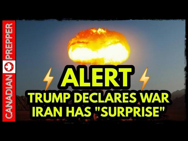 ALERT: IN HOURS US WILL ENTER WAR, IRAN MAKES HISTORIC THREAT?  NUCLEAR TEST PLANNED!!?