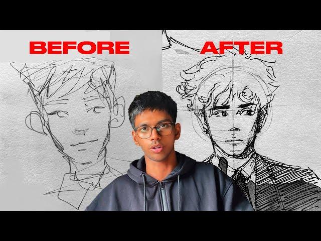 How I IMPROVED my Drawing in just 9 days!!