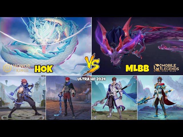 Honor Of King VS Mobile Legends Bang Bang Hero Entrance Animation Ultra HD 2024