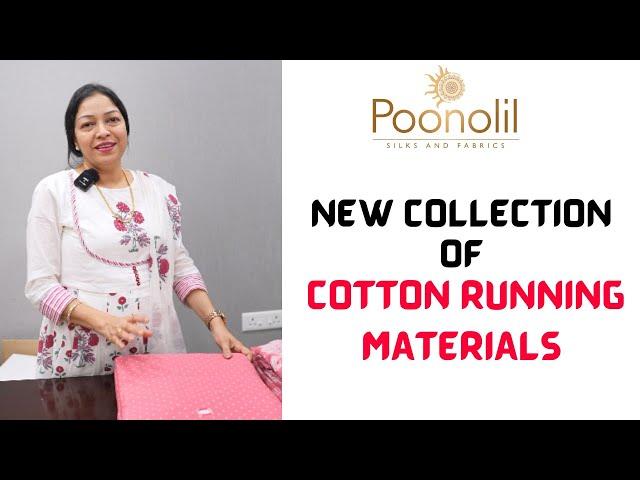 NEW COLLECTION OF  COTTON RUNNING MATERIALS  PART 1