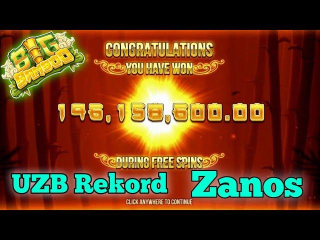 Big Bamboo 5900x, Uzb Record Win #slotonline #qos23