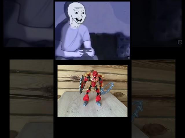 Бионикл раньше и сейчас… #врек #lego #bio #bionicle #лего #бионикл #самоделка