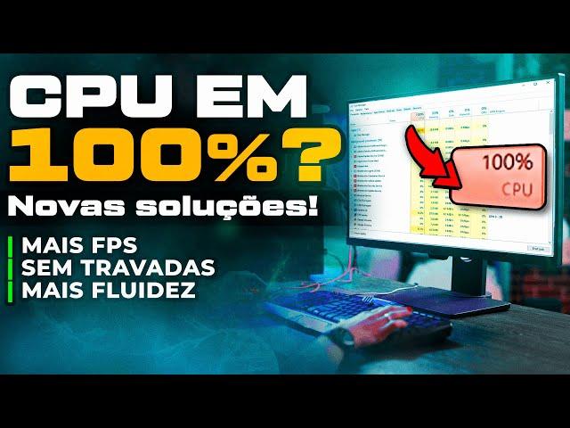 USO DE CPU EM 100% ? PROCESSADOR COM USO ALTO E TRAVANDO NOS JOGOS ? RESOLVA AGORA O USO EM 100 2024