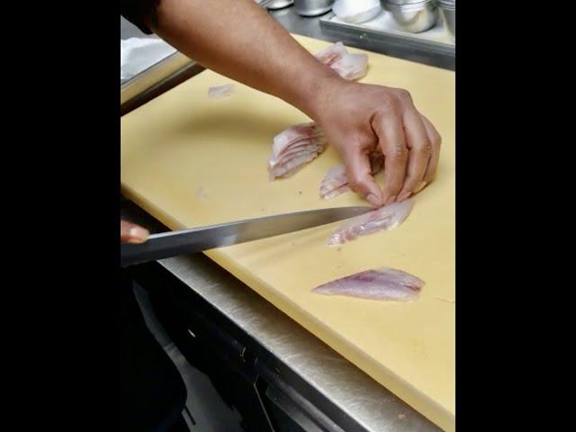 How to cut Seabass for Sushi and Sashimi (Part- 2)