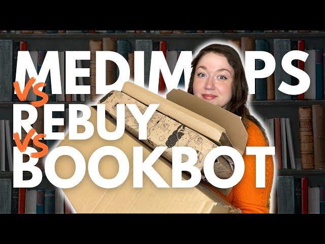 GEBRAUCHTE BÜCHER – REBUY vs. MEDIMOPS vs. BOOKBOT  | Secondhand Buch Unpacking | BOOKHAUL