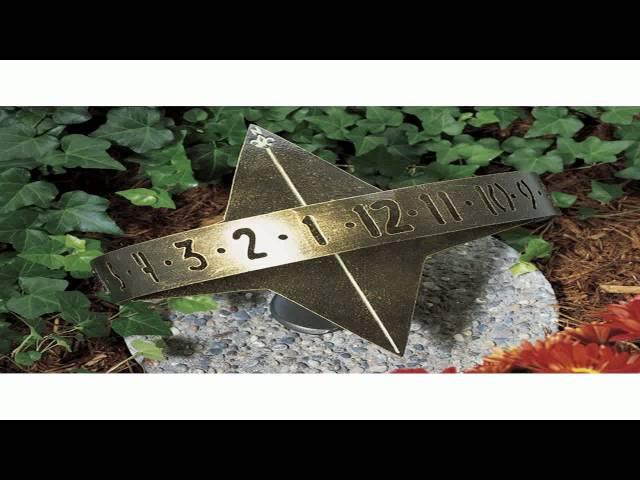 Whitehall Products Sun Clock Sundial French Bronze