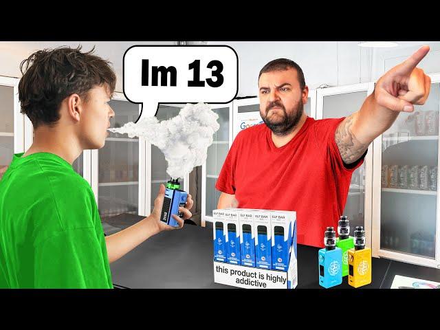 Buying Vapes While Acting Like A Kid