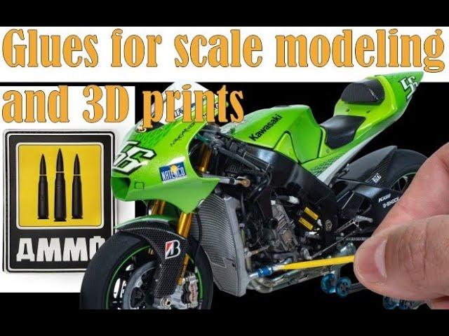Some of the best glues (cements) for scale modeling and 3D printing/prop making. Intro video to AMMO