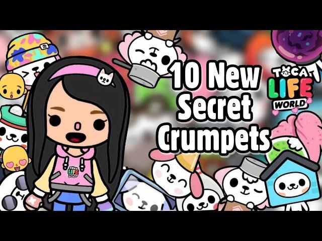 10 NEW SECRET CRUMPETS  | Toca Boca Secrets | NecoLawPie