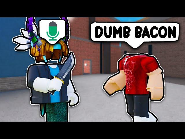 I Pretended To Be The RICHEST BACON HAIR In MM2... (Murder Mystery 2)