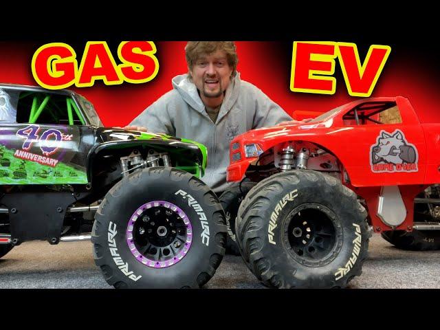 Worlds Biggest RC Cars - Petrol vs Electric