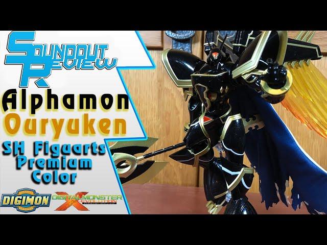 Digimon S.H. Figuarts Alphamon Ouryuken Premium Color Edition Review [Soundout12]