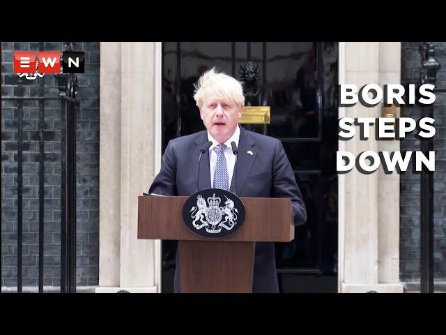 Boris Johnson resigns as Conservative leader
