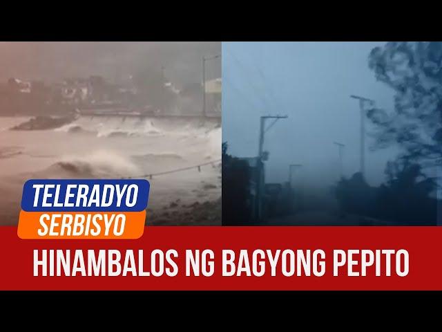 Super typhoon Pepito strikes Calaguas Islands | Teleradyo Serbisyo (17 November 2024)