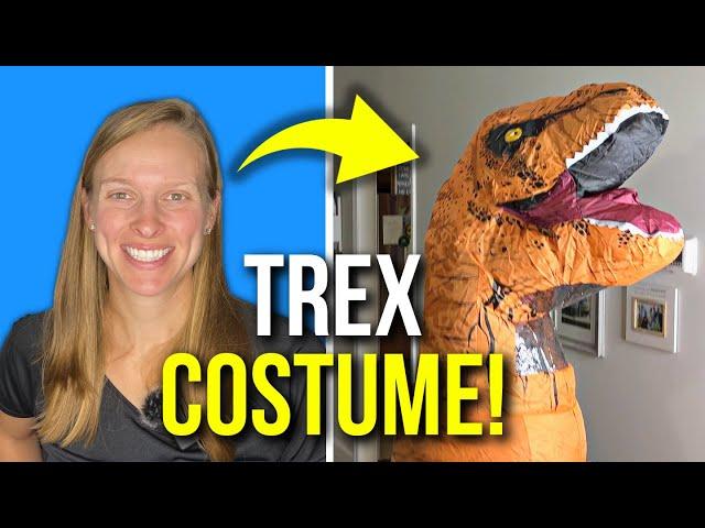 Rubies Adult Dinosaur Inflatable T-Rex Costume Review!