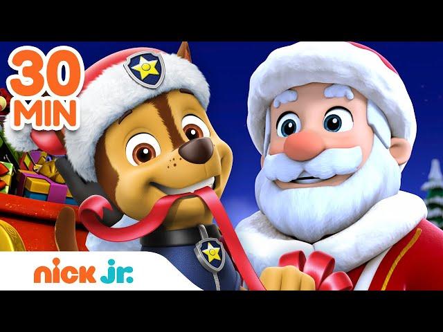 PAW Patrol Pups Save Christmas!  w/ Rocky, Rubble & Marshall | Nick Jr.