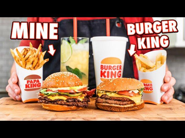 Making The Burger King Whopper Meal At Home | But Better