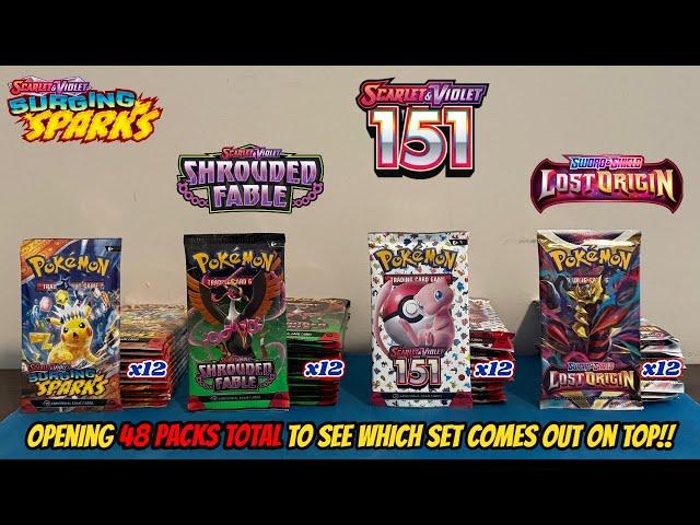 Opening 48 PACKS from 4 INCREDIBLE SETS to hunt for RARE POKEMON CARDS!! + GIVEAWAY!!
