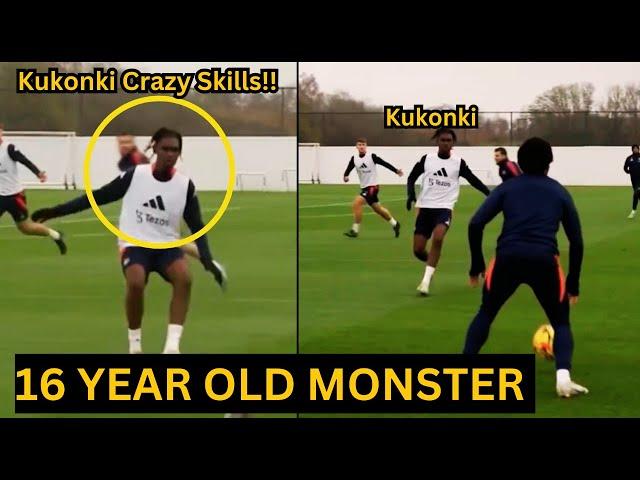 Ruben Amorim Bring 16-YEAR OLD 6ft 5in DEFENDER Godwill Kukonki to First Team Training| Man Utd News