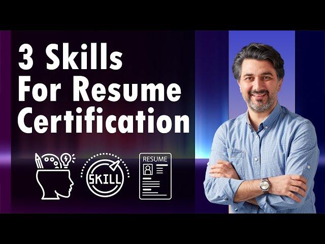 3 Skills For Resume Certification | Unique Skills For Resume By HackWithSaif