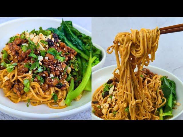 Tempeh Dan Dan Noodles Recipe | Vegan Vegetarian Plant-Base Cuisine | Better Than Takeout