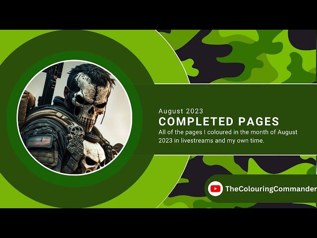 August 2023 Completed Pages