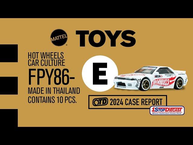 Hot Wheels 2024 Car Culture MODERN CLASSICS (E case) unboxing presented by 1 Stop Diecast