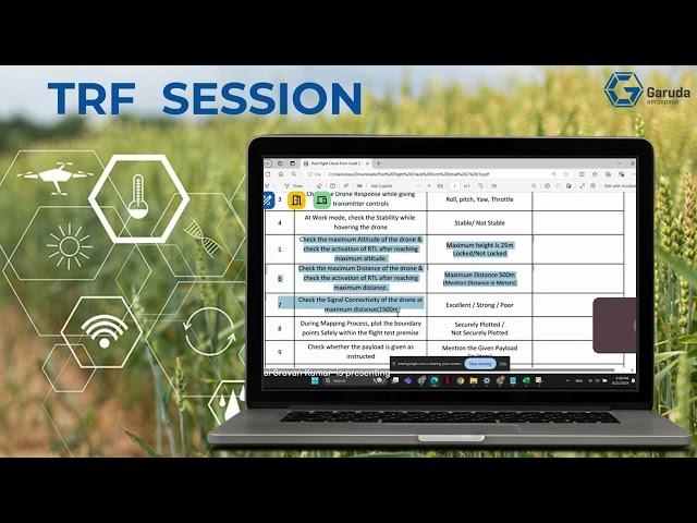 Empowering Women: Garuda Aerospace's TRF Sessions on Drone Technology Video #10