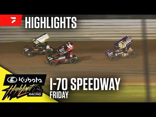 Kubota High Limit Racing Friday at I-70 Speedway 6/7/24 | Highlights