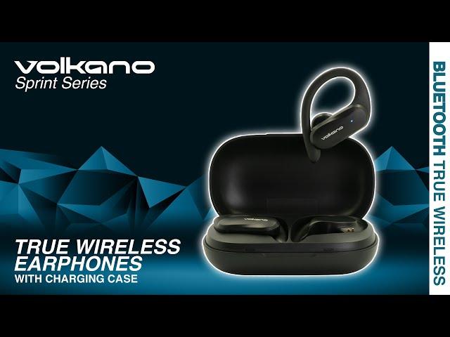 True Wireless Earphones with Charging Case | Sprint Series | Volkano