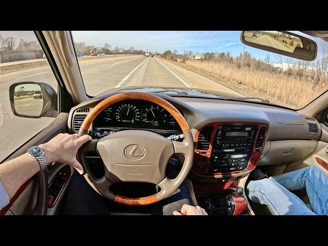 2000 Lexus LX 470 (290,000 miles) - POV Driving Impressions