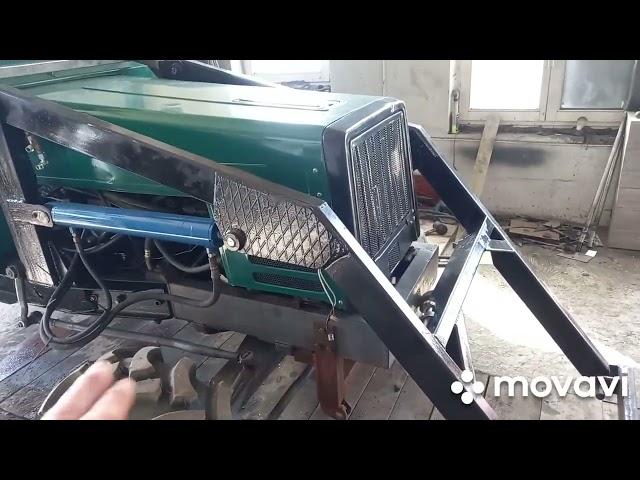 Самодельный кун для самодельного трактора часть 3, финиш.