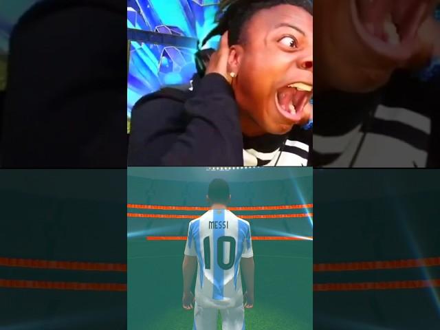 Ishowspeed reaction when i got Leo Messi #efootball25 #pes #shorts