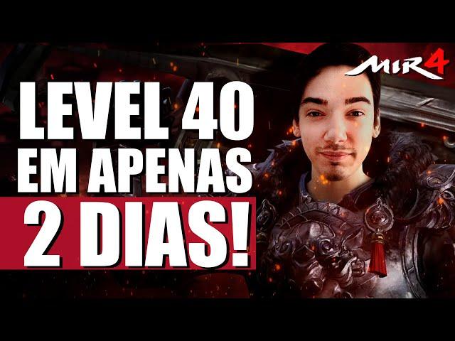 MIR4 - COMO UPAR LEVEL 1 AO 40 EM 2 DIAS E FAZER DINHEIRO!