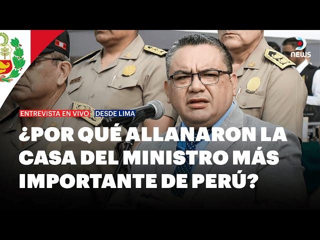  ¿Por qué allanaron la casa de Juan José Santiváñez en Perú? - DNews