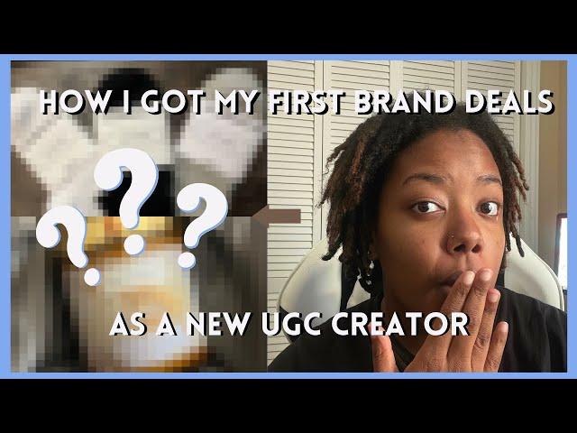 How I Got My First Brand Deals As A New UGC Creator | Brittney Yvonne