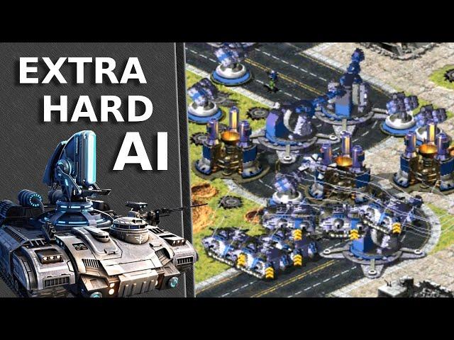 Red Alert 2 | Extra Hard AI | Paris Revisited | (6 vs 2)