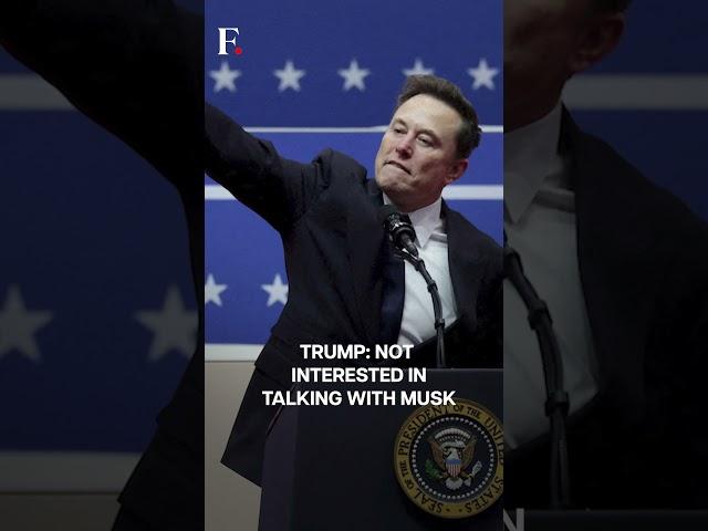 Trump Says Musk "Has Lost His Mind" After Online Clash | Subscribe to Firstpost | N18G