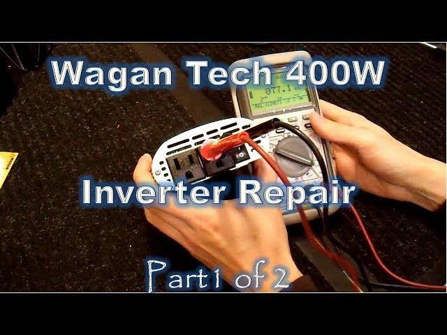 Inverter Repair - Wagan Tech 400w/1000w Inverter How To  part1