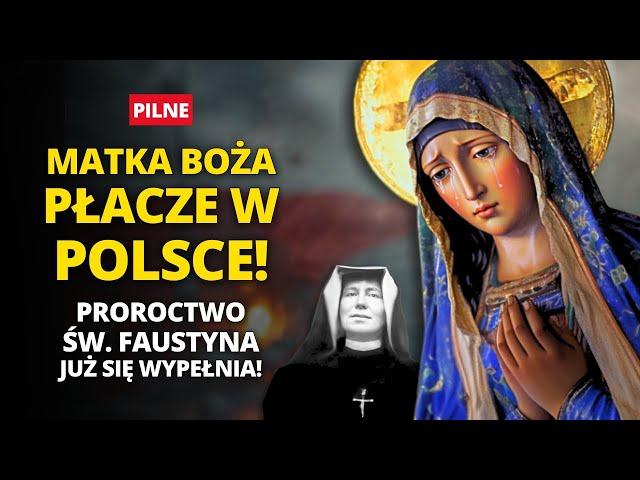 UWAGA: Wizerunek Matki Bożej z Polski płacze... Znak końca czasów!